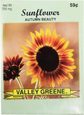 Set of Flower Seed Packets! Flower Seeds in Bulk - Great for Creating The Garden of Your Dreams! (50, Autumn Beauty Sunflower)