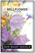 Sow Right Seeds - Tussock Bellflower Seeds for Planting - Blue Campanula Carpatica Perennial- Non-GMO Heirloom Packet With Instructions to Plant in Your Garden - Bell Shaped Blooms Outside Gardens (1)
