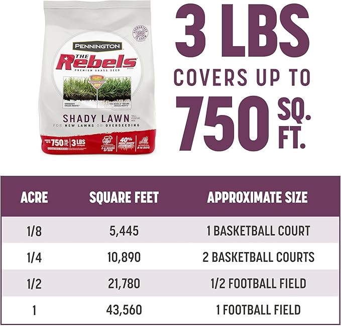Pennington The Rebels Tall Fescue Shady Grass Seed Mix 3 lb