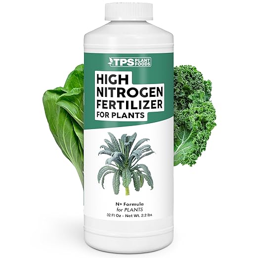High Nitrogen Fertilizer for Plants – Liquid Plant Food for Rapid Green Growth, Deep Leaf Color & Strong New Foliage, 32 oz