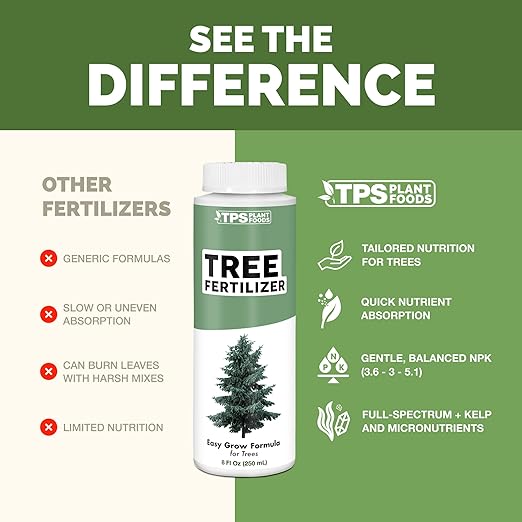 Tree Fertilizer – Liquid Plant Food for Stronger Roots, Fuller Foliage & Healthy Tree Growth, 1 Gallon