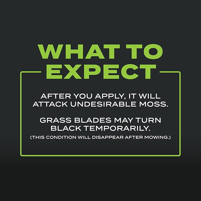 Scotts Turf Builder Triple Action for Moss Control - Moss Killer and Lawn Fertilizer, Lawn Care, Covers Up to 8,000 sq. ft., 40 lb.