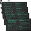 Seedling Heat Mat 4 Pack Durable Waterproof Plant Heating Pad 10"x 20.75" for Germination, Indoor Gardening, Greenhouse