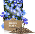 All Blues Wildflower Seeds - Bulk 1/4 Pound Bag - Over 30,000 PureAnnual and Perennial Flower Seeds