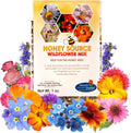 Honey Source Wildflower Seeds Mix for Honey Bees 1oz - Premium Annual and Perennial Flower Seed Mix – Bulk Planting for Pollinator