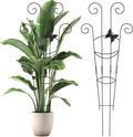 2 Pack Trellis for Climbing Plants Indoor, 30In Monstera Plant Support Structures, Plant Trellis for Potted Plants Stakes, Metal Climbing Support Outdoor for Ivy Pothos Monstera Hoya Flower, Butterfly