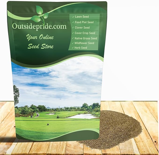 Outsidepride V8 Creeping Bentgrass Seed - 1 lb Fine-Bladed, Premium Quality Turf, Grass Seeds for Smooth Surface, & High-Traffic Areas, Ideal Grass for Golf Courses Putting Greens, & Fairways
