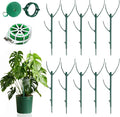 10 Pack Stackable Monstera Plant Support, Garden Plant Support Stakes for Indoor Outdoor Plants, Climbing Plant Support Structures Plant Holder Stick Moss Pole for Support Tall Potted Plants
