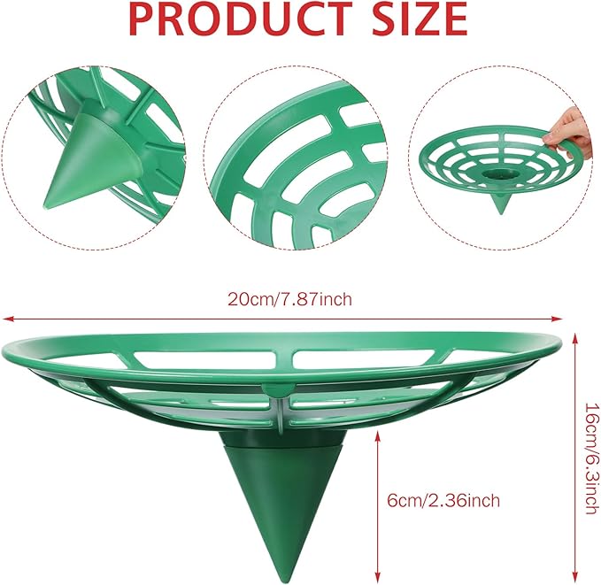 Irenare 24 Pcs Melon Cradle for Garden Watermelon Support Plant Protector for Squash Pumpkin Harvest Basket Watermelon Support Trellis for Cantaloupe Honeydew Strawberry, Reusable Avoid Rot