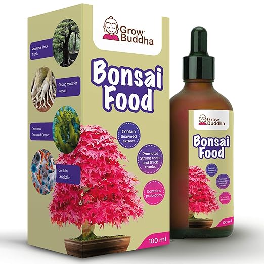 Bonsai Food Fertiliser – Liquid Concentrated Fertiliser for Bonsai Trees 100 ml – Fast Growth with Strong Root – Suitable for All Bonsai Trees and Plants