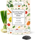 Woods Creek Seeds: Bunching Tokyo Long White Onion Seeds for Planting - Heirloom Green Onion Seeds for Planting - Non-GMO Heirloom Seed Pack of Crisp Onions for Outdoors and Home Gardening
