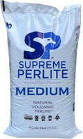 Supreme Perlite Medium Horticultural Grade Expanded Perlite – 4 Cubic Foot – 113 Liters – 103 U.S. Dry Qrts – Indoor & Outdoor Use – OMRI Listed