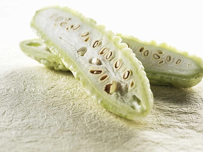 Gaea's Blessing Seeds - Bitter Melon Seeds - Bitter Gourd Heirloom Non-GMO Bittermelon Seeds with Easy to Follow Planting Instructions - 92% Germination Rate (Pack of 3)