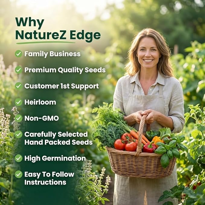 5 Herb Seeds Variety Kit, Oregano, Cilantro, Parsley, Basil, Chives