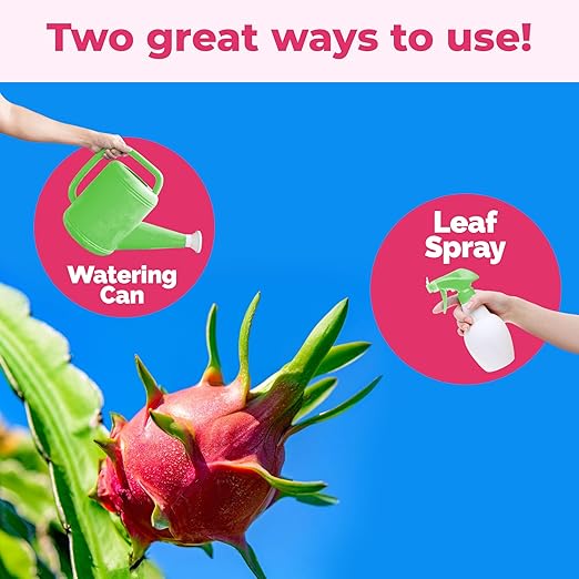 Dragon Fruit Fertilizer – Liquid Plant Food for Bigger Fruit, Better Flowering & Stronger Root Development, 32 oz