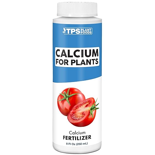 TPS NUTRIENTS Calcium for Plants Made from Organic Inputs, Prevents Common Deficiencies, Liquid Plant Fertilizer 8 oz (250mL)