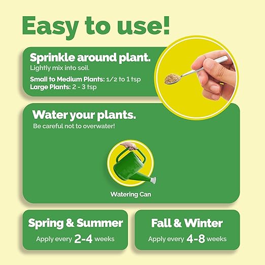Granular Lemon Tree Fertilizer – Organic Slow Release Plant Food for Faster Growth, Stronger Roots & Higher Fruit Yield, 6 oz