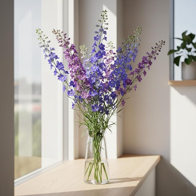 Consolida Ajacis Larkspur Flower Seeds Pack of 500+ Flower Seeds for Planting