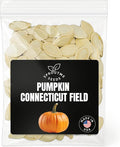 Fall & Winter Connecticut Field Pumpkin Seeds for Indoor & Outdoor Planting – 100+ Non-GMO Heirloom Jack-O’-Lantern, High Germination (Cucurbita Pepo)