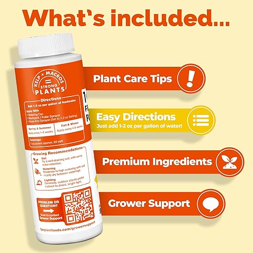10-10-10 Fertilizer for Plants – Liquid Plant Food for Balanced Nutrition, Strong Roots & Healthy Growth, 8 oz