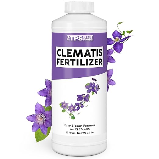 Clematis Fertilizer – Liquid Plant Food for More Blooms, Stronger Vines & Vibrant Flower Color, 32 oz
