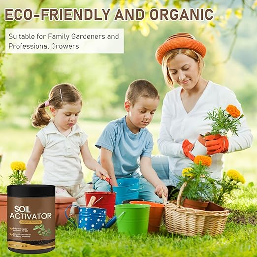 2PCS Soil Activator, Soil Activator for Plants, Organic SoilActivators and Fertilizers, for Most Plants Promotes Nutrient Absorption and Root Development
