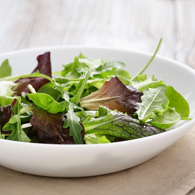 Mesclun Baby Greens Seeds Mix - 1 Lb ~400,000 Seeds - A Vibrant Mix of Arugula, Spinach, Swiss Chard, Endive, Kale, Mustard, and Lettuce Seed for Planting