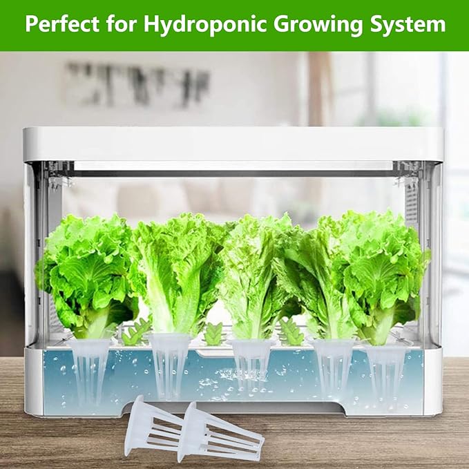 50pcs Square Grow Baskets for Indoor Hydroponics Supplies, Hydroponics Growing System Plant Seed Pods Compatible with Partly QYO, LYKO,Idoo Hydroponic Garden System(Square