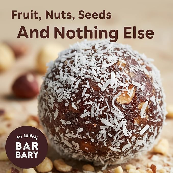 Fruit Nut Seed Healthy Snacks Pack, Almond Coconut Medjool Dates Naturally Pineapple Flavored Bites, Vegan, Gluten Free, No Sugar Added Energy Bars, 12 Bags (2 oz each)