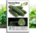 Straight Eight Cucumber Seeds – 150+ Heirloom Non-GMO Seeds by Isla’s Garden Seeds, Crisp & Tender, High-Yield, 90% Germination Rate, Perfect for Slicing, Easy to Grow, Great for Home Gardens or Gift