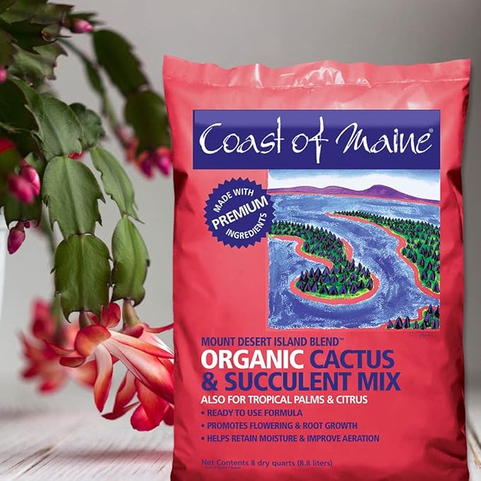 Coast of Maine - Mount Desert Island Blend - Organic Cactus and Succulent Mix, 8qt
