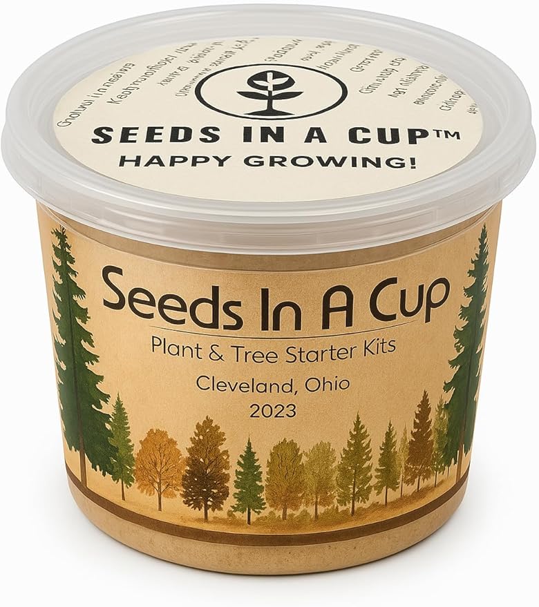 Seeds In A Cup - Plant Growing Kit-: Vegetable and Herb Growing Kit (Asparagus)