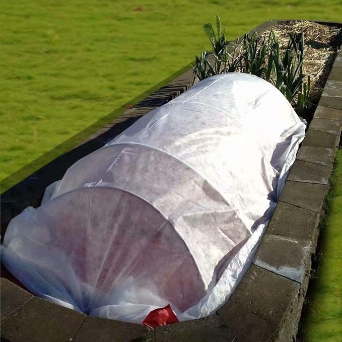 Agfabric Plant Covers Freeze Protection 10'x12' 0.55oz Frost Blankets for Plants Plant Frost Protection Covers Garden Winter Frost Pests Protection,White