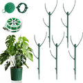 5 Pack Stackable Monstera Plant Support, Garden Plant Support Stakes for Indoor Outdoor Plants, Climbing Plant Support Structures Plant Holder Stick Moss Pole for Support Tall Potted Plants
