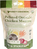 All-Purpose Manure - 15lbs Pelleted Dried Organic Chicken Manure | All-Natural Plant Food | Ideal for Vegetables Plants Fruits Trees Lawn Gardening & Farming | USDA Organic