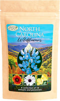 Created By Nature North Carolina Wildflower Seed Mix, 18 Flower Varieties, 35,000 Seeds