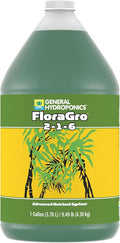 General Hydroponics FloraGro 2-1-6 Plant Food, Part of FloraSeries Advanced Nutrient System for Plants, 1 Gallon