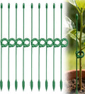 5 Pack Stackable Monstera Plant Support, Garden Plant Stakes for Indoor and Outdoor Plants, Climbing Plant Support Structures Plant Holder Stick Moss Pole for Support Tall Potted Plants (10 Pack)