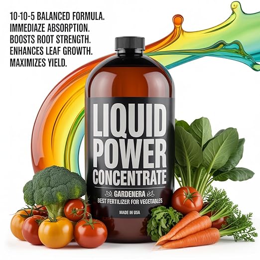 Liquid Power Carrots Fertilizer - Professional Liquid Plant Food for Carrots - Fast-Acting Concentrate for Growth, Strong Roots & High-Yield Harvest - 8 oz - Indoor & Outdoor Use