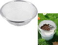 Soil Sifter Sieve Rock Sifter, Galvanized Screen for Compost, Dirt, Garden Soil Sieve Fits 5 Gallon Bucket, Rust-Resistant Compost Sifter,1/4in
