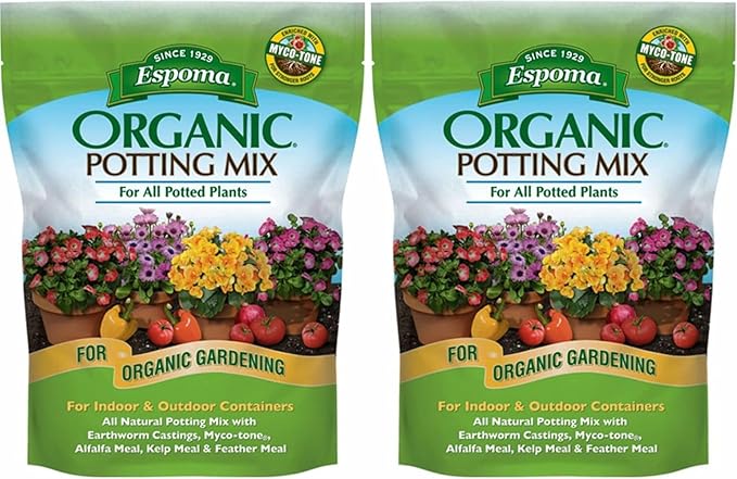 Espoma AP4 4-Quart Organic Potting Mix (2 Pack)