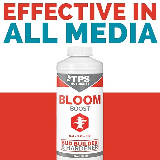 Bloom Bud Builder & Flower Hardener Plant Nutrient and Supplement, Triggers Fast Flowering by TPS Nutrients, 32 oz