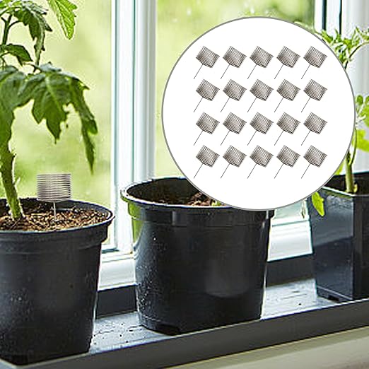 Fertilizer Basket Cylindrical Bonsai Fertilizer Box Automatic Planting Fertilizers Baskets for Planting Fertilization 20Pcs (Large Sphere)