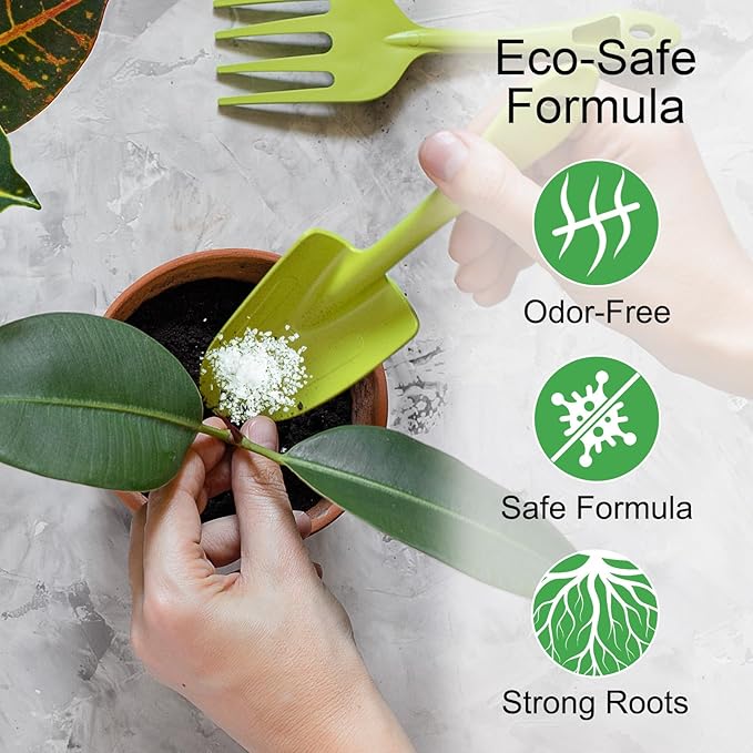 XSEINO 2.5LB Soil Moisture Crystals Water-Absorbing Hydrogel for Plants Solves Over and Under-Watering, Long-Lasting Water Retention to Keep Soil Moist Polymer Water Storage Crystals
