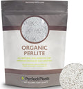 Organic Perlite by Perfect Plants — Add to Soil for Indoor & Outdoor Container Plants for Drainage Management and Enhanced Growth (4qts.)