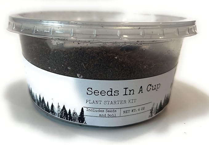 Seeds In A Cup - Plant Growing Kit-: Vegetable and Herb Growing Kit (Cantaloupe)