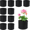 XGBDL 10 Pack Lily Plant Pots for Pond, Aquatic Pond Planter for Pond Reusable Pond Plant Basket Grow Bags for Pond, Aquatic Plants, Potato, Carrot, Onion, Flower (2 Gallon)