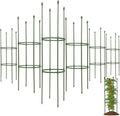Tomato Cages for Garden,6 Pack 50in Tall Tomato Plant Support Stakes Adjustable Heavy Duty Steel Plant Tower Stakes, Updated Cucumber Trellis Garden Cages for Climbing Plants Vegetable Flowers