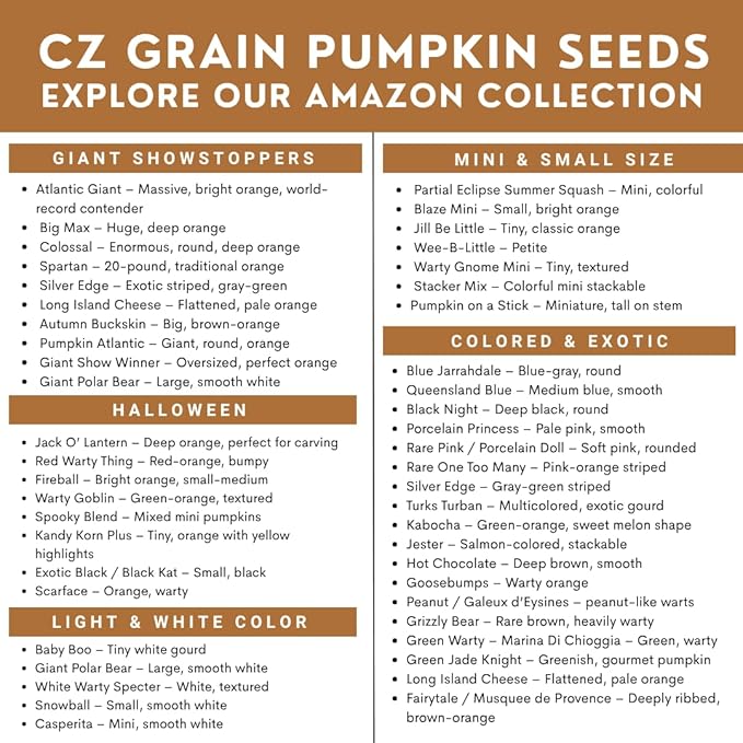 Polar Bear Pumpkin Seeds for Planting (10 Seeds) – Rare Giant White Pumpkin Variety – Grow Stunning 50–75 lb Pumpkins – Perfect for White Ghost Jack-O’-Lanterns and Fall Displays