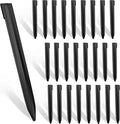 Worth Landscape Edging Stakes, 26Pcs 12Inch Corrugated Metal Garden Stakes Steel Bender Board Anchoring Spikes, Black